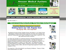 Tablet Screenshot of bigmedicalauctions.com